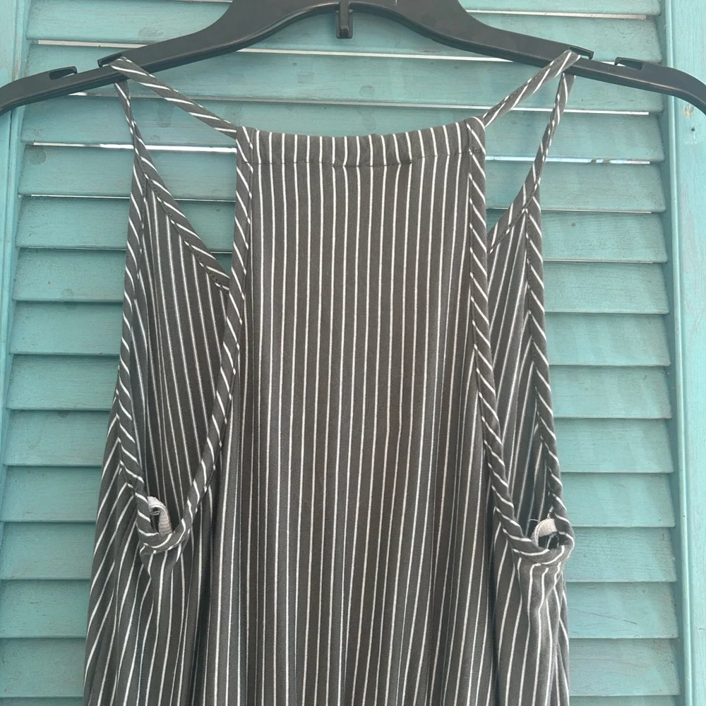Duetime Maternity Striped Maxi Dress - Picture 4 of 5